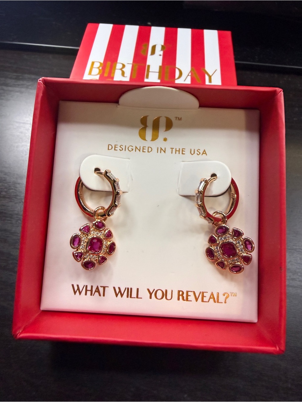 🌹BP July Birthday Earrings